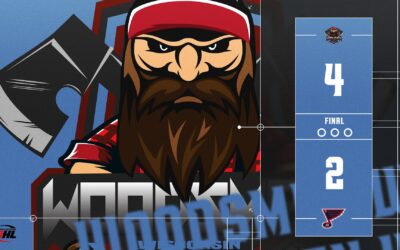 WOODSMEN’S 4-GOAL THIRD HAS ST. LOUIS SIGNING THE BLUES