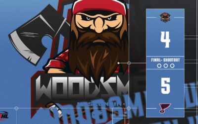 WOODSMEN FALL TO JR. BLUES IN SHOOTOUT
