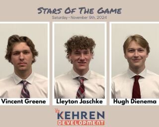 Stars of the game from Saturday, November 9th ⭐⭐⭐
Thank you to @kehrendevelopment , the official Player Development Sponsor of the Wisconsin Woodsmen!
@na3hl #woodsmenhockey #community #communitypartner #athleticdevelopment #MVP